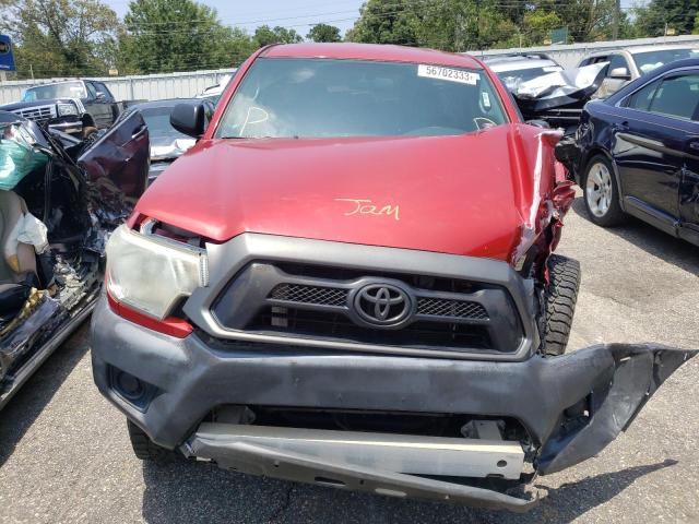 5TFTX4GN8DX022357 - 2013 TOYOTA TACOMA PRERUNNER ACCESS CAB RED photo 5