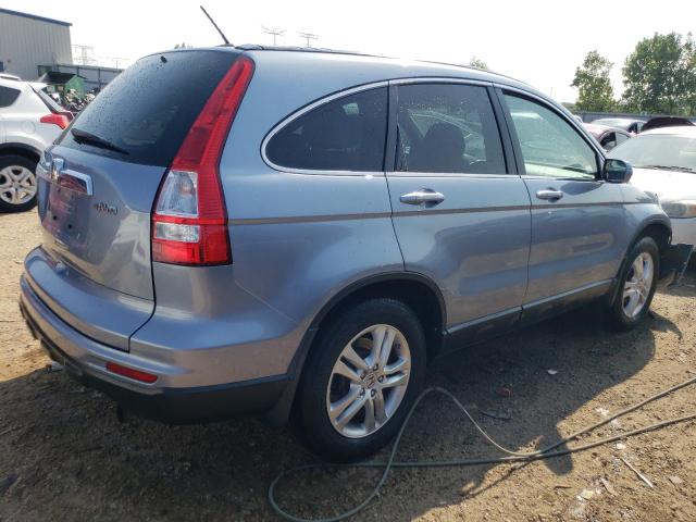 5J6RE4H77AL069165 - 2010 HONDA CR-V EXL BLUE photo 3