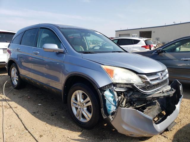 5J6RE4H77AL069165 - 2010 HONDA CR-V EXL BLUE photo 4