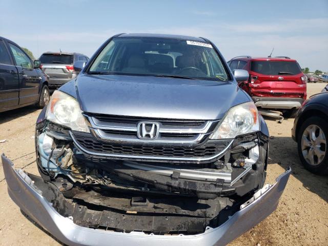 5J6RE4H77AL069165 - 2010 HONDA CR-V EXL BLUE photo 5