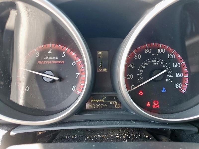 JM1BL1L38C1514592 - 2012 MAZDA SPEED 3 GRAY photo 9