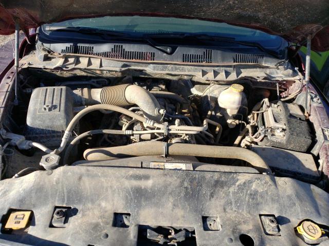 1C6RR7GT1MS510011 - 2021 RAM 1500 CLASS SLT მუქწითელი ფოტო 11