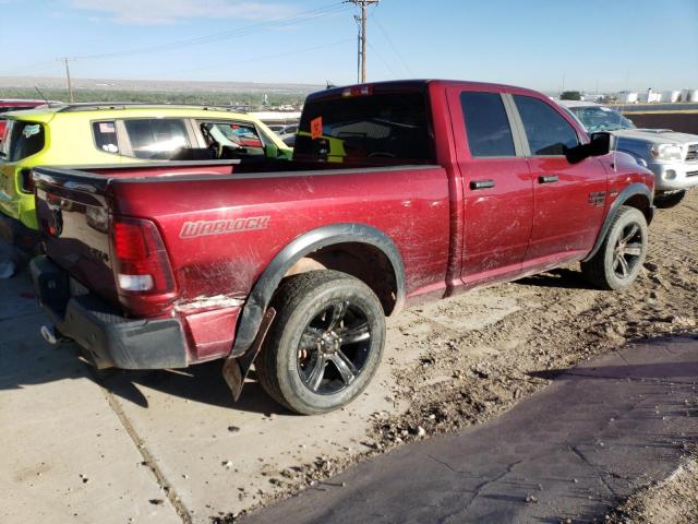 1C6RR7GT1MS510011 - 2021 RAM 1500 CLASS SLT მუქწითელი ფოტო 3