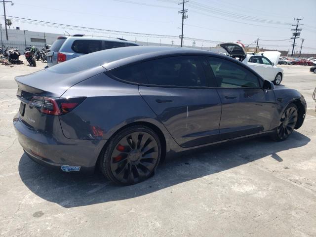 5YJ3E1EC6NF363838 - 2022 TESLA MODEL 3 CHARCOAL photo 3