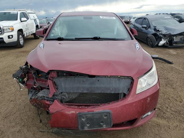 1G4GE5GVXAF201140 - 2010 BUICK LACROSSE CXS BURGUNDY photo 5