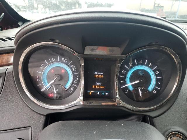 1G4GE5GVXAF201140 - 2010 BUICK LACROSSE CXS BURGUNDY photo 9