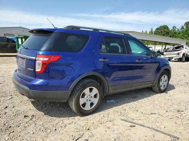 1FM5K7B82EGA02239 - 2014 FORD EXPLORER BLUE photo 3