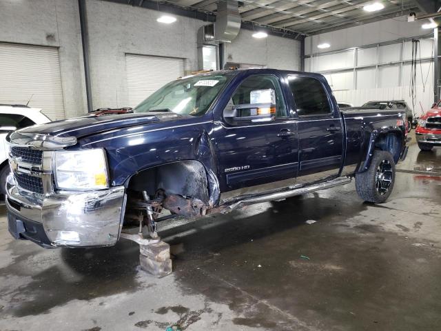 1GC4KYBG2AF136116 - 2010 CHEVROLET SILVERADO K2500 HEAVY DUTY LTZ BLUE photo 1