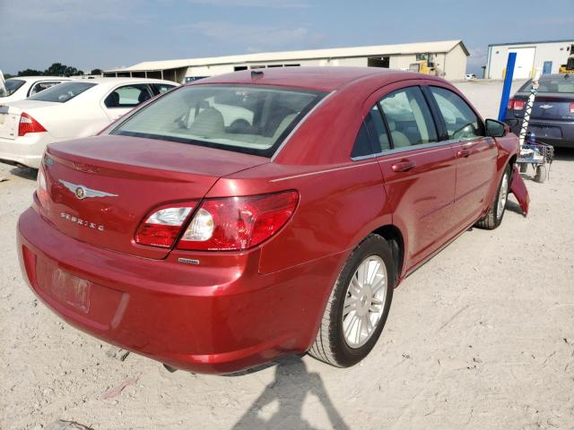 1C3LC56K07N547958 - 2007 CHRYSLER SEBRING TOURING RED photo 4