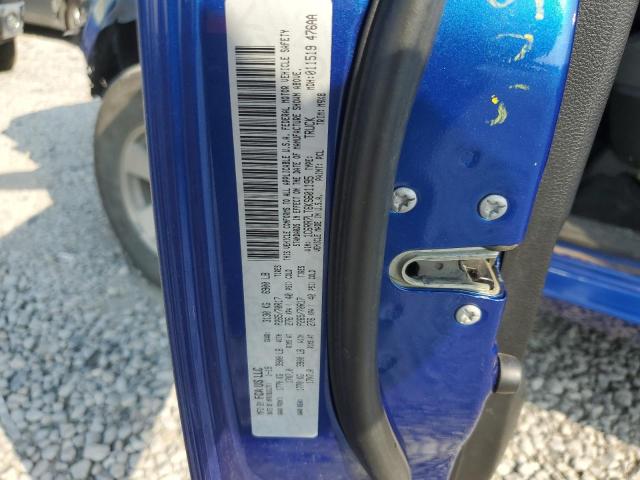 1C6RR7LT6KS601195 - 2019 RAM 1500 CLASS SLT 蓝色 照片 12