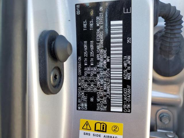 JTJBARBZ4J2170774 - 2018 LEXUS NX 300 BASE Gümüş foto 13