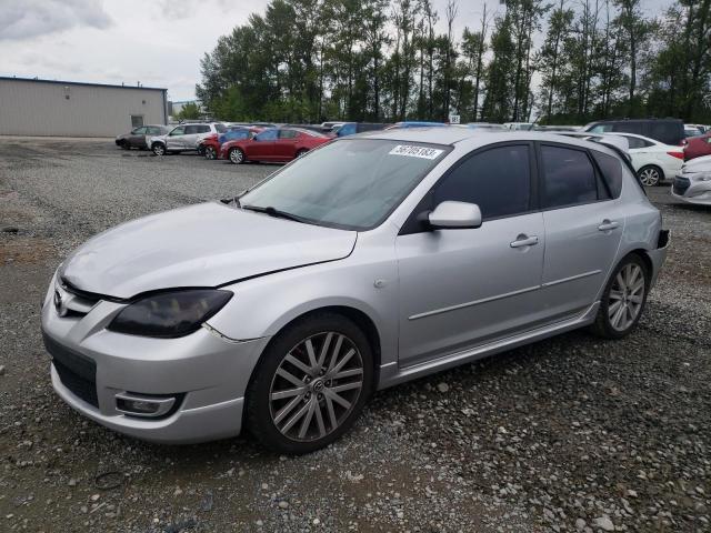 JM1BK34M581838189 - 2008 MAZDA SPEED 3 SILVER photo 1