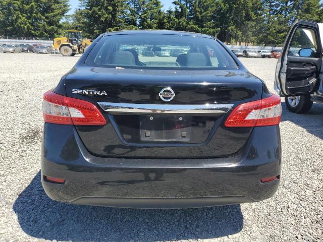 3N1AB7AP9FY321202 - 2015 NISSAN SENTRA S BLACK photo 6