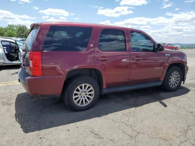 1GNFK13539R174064 - 2009 CHEVROLET TAHOE HYBRID BURGUNDY photo 3