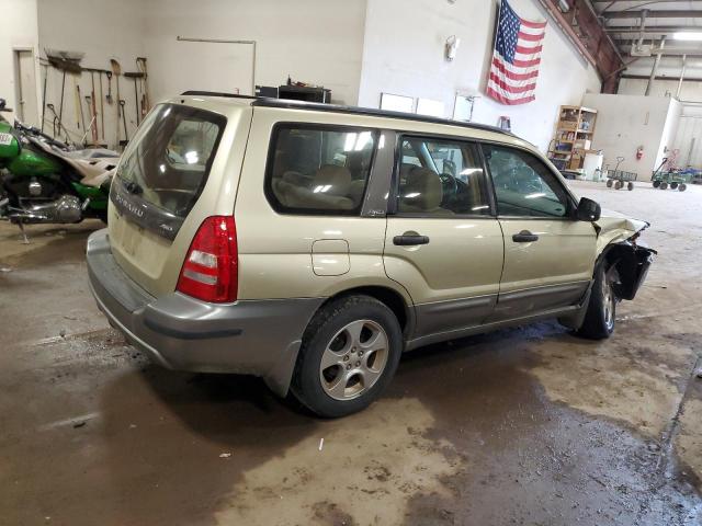 JF1SG65663H705790 - 2003 SUBARU FORESTER 2.5XS Бежевий фото 3