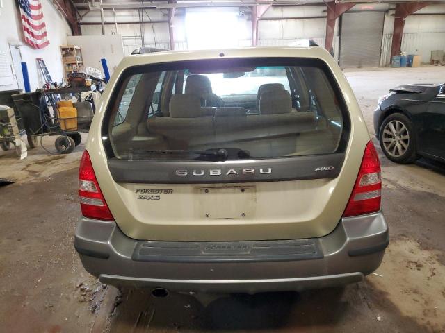 JF1SG65663H705790 - 2003 SUBARU FORESTER 2.5XS Бежевий фото 6