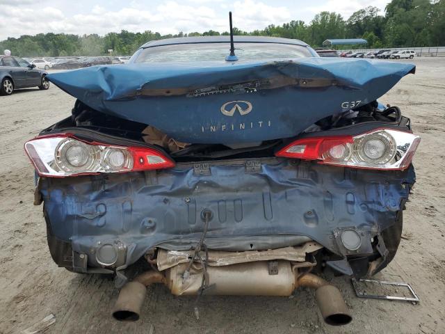 JN1CV6FE8BM951467 - 2011 INFINITI G37 BASE BLUE photo 6