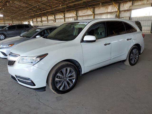 5FRYD4H43GB045076 - 2016 ACURA MDX TECHNOLOGY WHITE photo 1