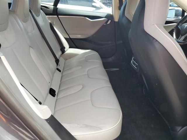 5YJSA1S13EFP63432 - 2014 TESLA MODEL S GRAY photo 10