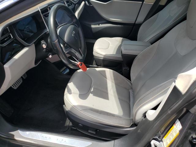 5YJSA1S13EFP63432 - 2014 TESLA MODEL S GRAY photo 7