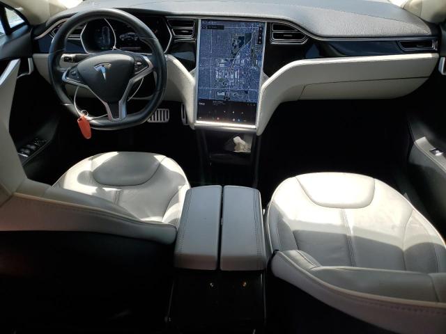 5YJSA1S13EFP63432 - 2014 TESLA MODEL S GRAY photo 8