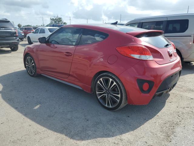 KMHTC6AE6GU290163 - 2016 HYUNDAI VELOSTER TURBO RED photo 2