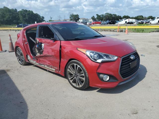 KMHTC6AE6GU290163 - 2016 HYUNDAI VELOSTER TURBO RED photo 4