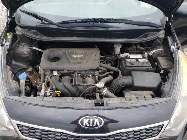 KNADN5A36G6579265 - 2016 KIA RIO EX BLACK photo 11