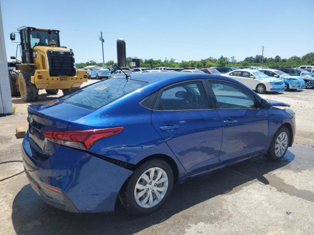 3KPC24A30KE071216 - 2019 HYUNDAI ACCENT SE Синій фото 3