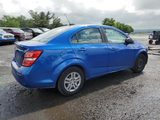 1G1JB5SG7J4114683 - 2018 CHEVROLET SONIC LS BLUE photo 3