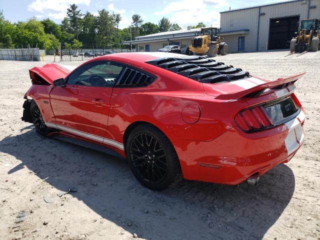 1FA6P8CF0F5318187 - 2015 FORD MUSTANG GT RED photo 2