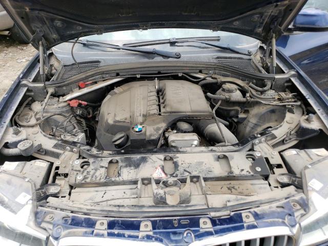 5UXWX7C51F0K32569 - 2015 BMW X3 XDRIVE35I BLUE photo 12