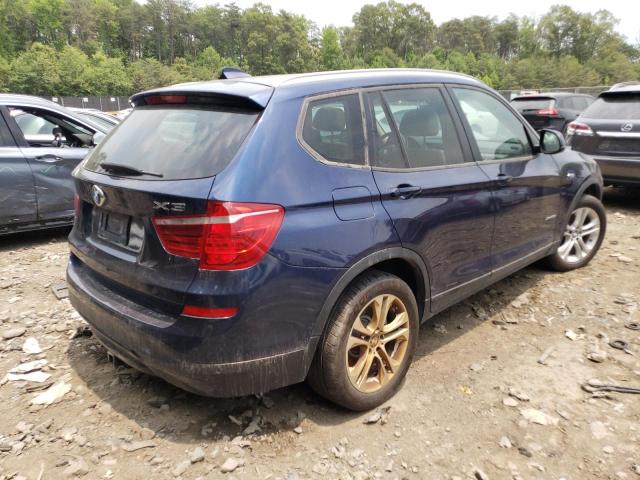 5UXWX7C51F0K32569 - 2015 BMW X3 XDRIVE35I BLUE photo 3