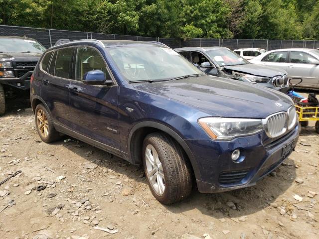 5UXWX7C51F0K32569 - 2015 BMW X3 XDRIVE35I BLUE photo 4