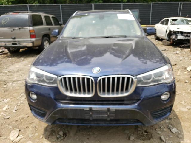 5UXWX7C51F0K32569 - 2015 BMW X3 XDRIVE35I BLUE photo 5