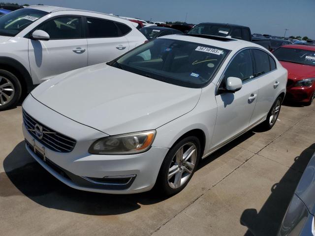 YV140MFK4F1335325 - 2015 VOLVO S60 PREMIER WHITE photo 1