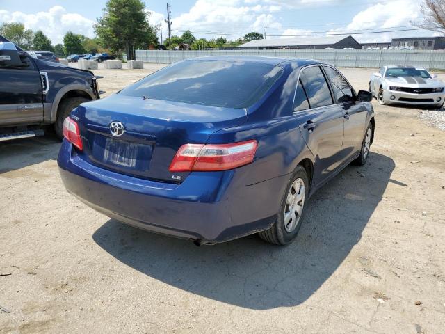 4T1BE46K28U258532 - 2008 TOYOTA CAMRY CE BLUE photo 4