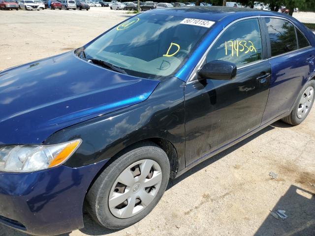 4T1BE46K28U258532 - 2008 TOYOTA CAMRY CE BLUE photo 9