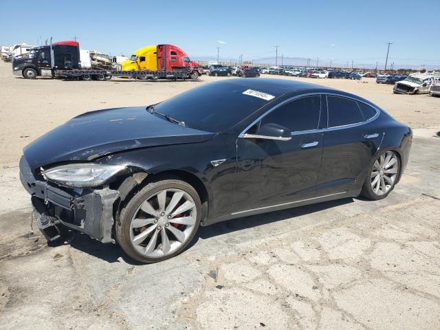 5YJSA1H19EFP50305 - 2014 TESLA MODEL S BLACK photo 1