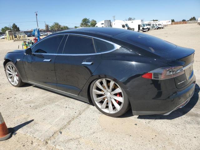 5YJSA1H19EFP50305 - 2014 TESLA MODEL S BLACK photo 2