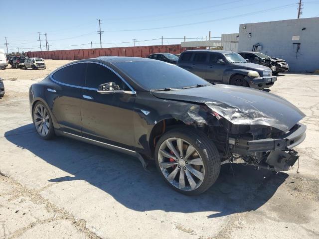 5YJSA1H19EFP50305 - 2014 TESLA MODEL S BLACK photo 4