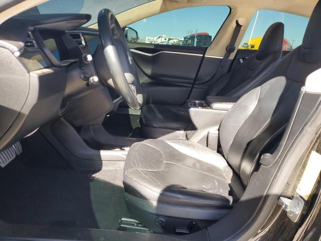 5YJSA1H19EFP50305 - 2014 TESLA MODEL S BLACK photo 7