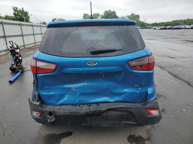 MAJ3S2GE4KC257786 - 2019 FORD ECOSPORT SE Bleu photo 6