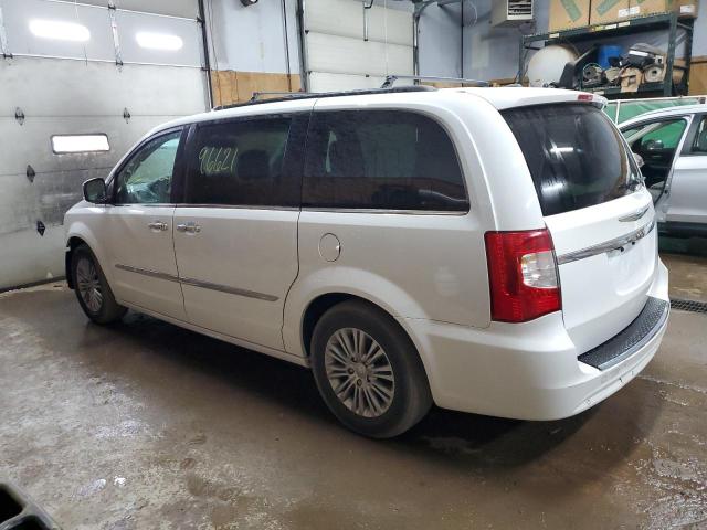 2C4RC1CG0GR174874 - 2016 CHRYSLER TOWN & COU TOURING L WHITE photo 2