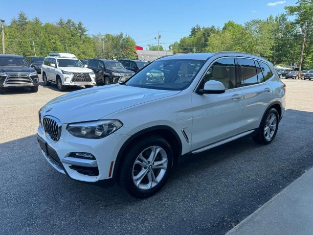 5UXTR9C51KLD94321 - 2019 BMW X3 XDRIVE30I WHITE photo 2