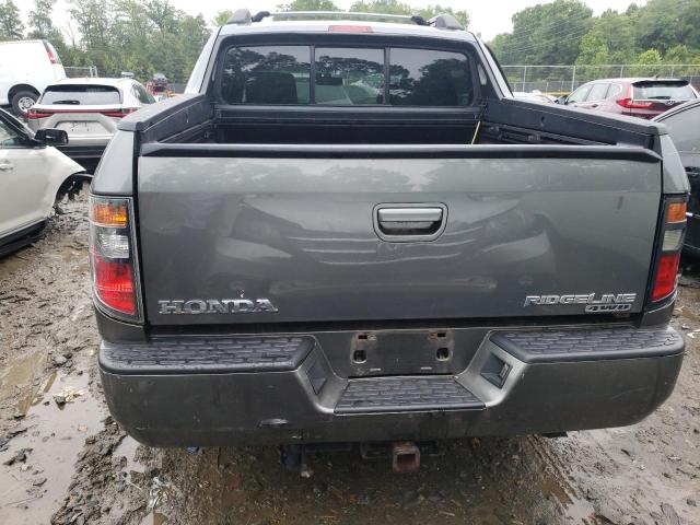 2HJYK16508H500622 - 2008 HONDA RIDGELINE RTL GRAY photo 6