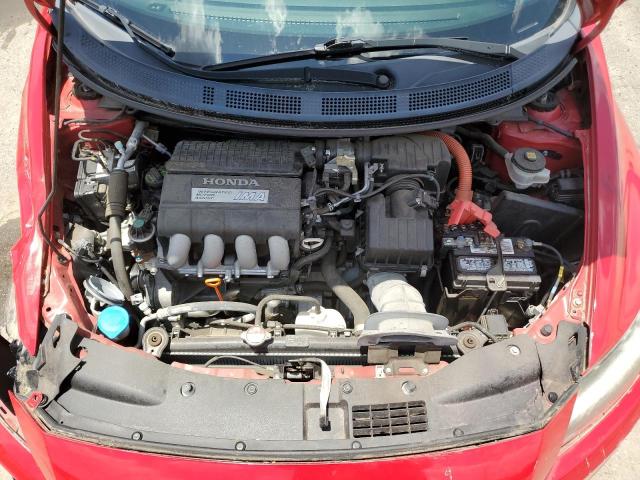 JHMZF1D63FS003688 - 2015 HONDA CR-Z EX RED photo 11