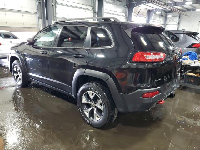 1C4PJMBSXEW187981 - 2014 JEEP CHEROKEE TRAILHAWK BLACK photo 2