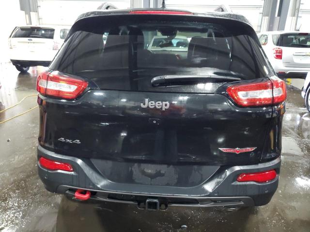 1C4PJMBSXEW187981 - 2014 JEEP CHEROKEE TRAILHAWK BLACK photo 6