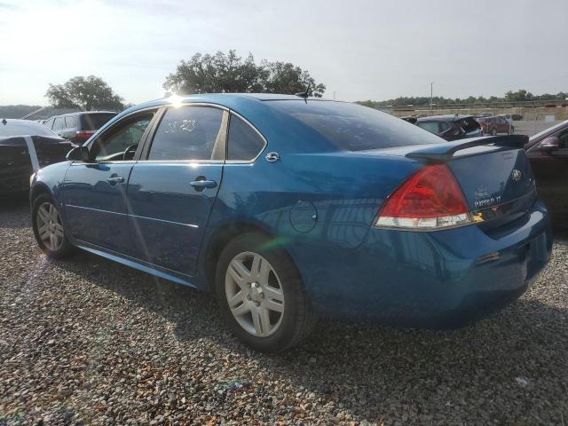 2G1WT57K291324079 - 2009 CHEVROLET IMPALA 1LT BLUE photo 2